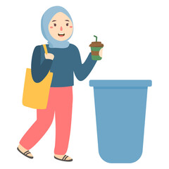 People helping the planet and recycle