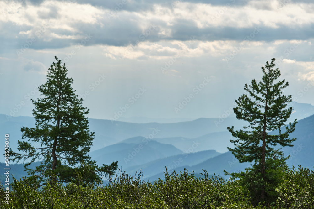 Wall mural Mountain lanlscape