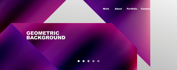 Dynamic lines, triangles, rectangles geometric abstract background. Vector Illustration For Wallpaper, Banner, Background, Card, Book Illustration, landing page