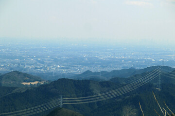 野末張（Nosubari）見晴台からの景色／日本埼玉県入間郡越生町
