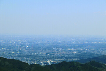 野末張（Nosubari）見晴台からの景色／日本埼玉県入間郡越生町
