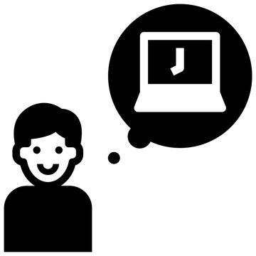freelance glyph style icon