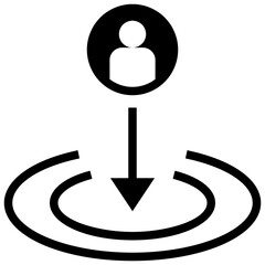 impact glyph style icon