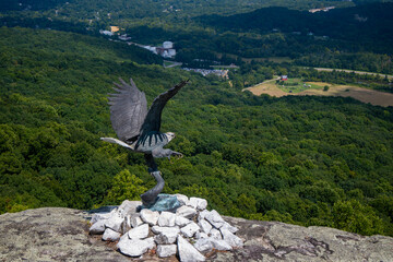 Statue of a Flying Eagle
