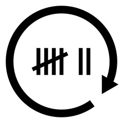 try again glyph style icon