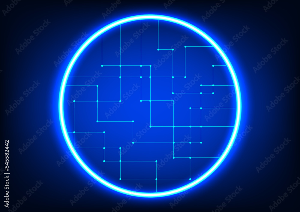 Aufkleber graphics design hitech technology connection network digital communication vector illustration