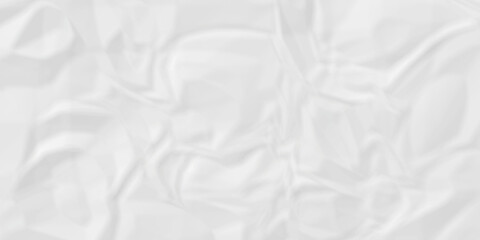 White paper crumpled texture. white fabric textured crumpled white paper background. panorama white paper texture background, crumpled pattern texture backgrund.