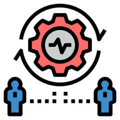 Obraz premium activity filled outline style icon