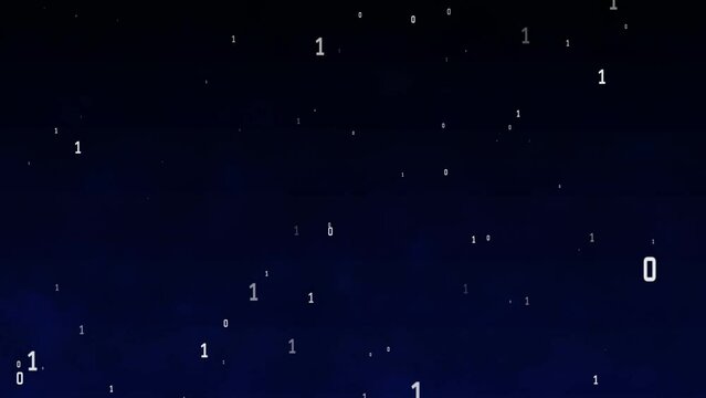 Binary Code Background, Abstract technology big data background, Abstract hi-tech surface.