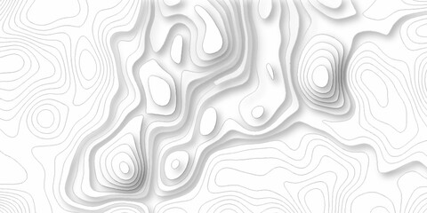 Abstract background vector and topographic patter line map background. silver line topography maount map contour background, geographic grid. Abstract vector illustration. - obrazy, fototapety, plakaty