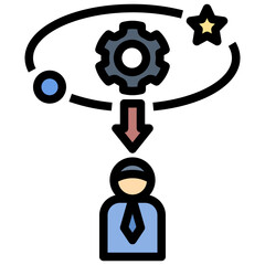 insert filled outline style icon