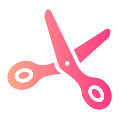 scissors gradient icon