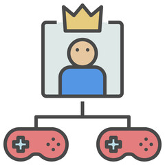 mvp filled outline style icon