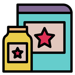 product filled outline style icon