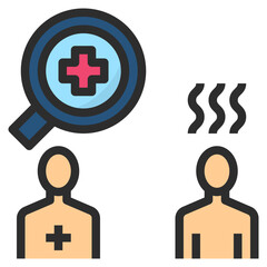 prognosis filled outline style icon