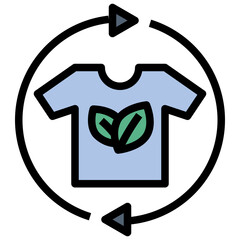 second filled outline style icon