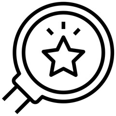 opportunity outline style icon