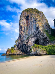 Railay and Phra nang Cave Beach in Krabi, Thailand