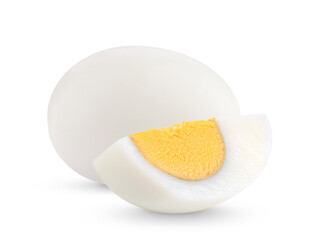 Boiled egg isolated on transparent png