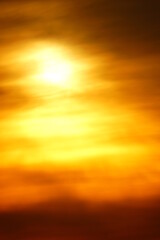 Obraz premium Blur focus Sunset sky orange sky orange cloud outdoor summer nature