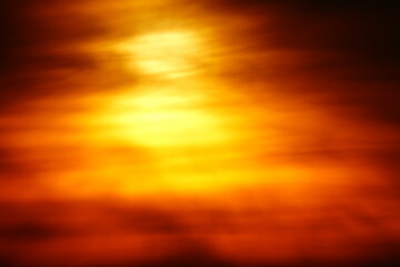 Blur focus Sunset sky orange sky orange cloud outdoor summer nature