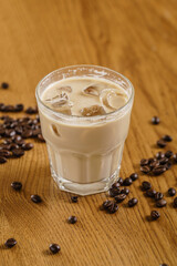 iced coffee on the table