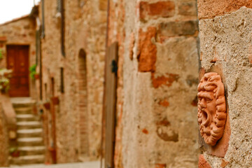 Montisi, borgo medievale in provincia di Siena. Toscana, Italy