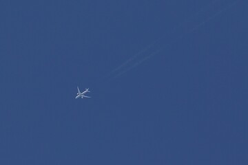 airplane in the sky