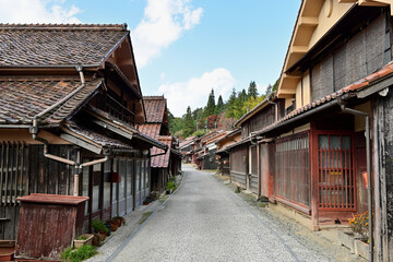 吹屋ふるさと村の古い町並み