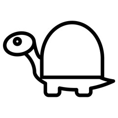 turtle cartoon cute icon