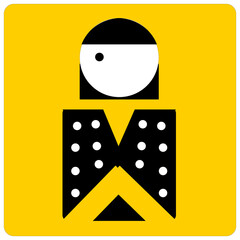 black and white girl illustration