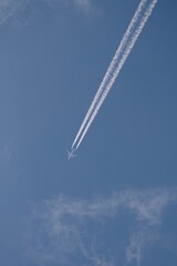 airplane in the sky