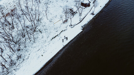 aerial photography, drone, snowy landscapes, winter vacations, snowy mountains, snowy mountains