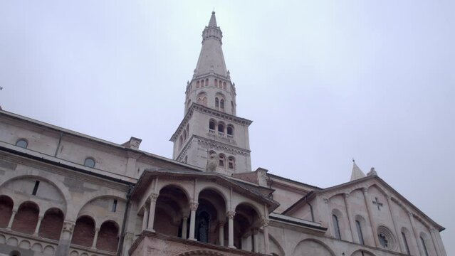 The Cathedral in Modena is a famous place in Italy.