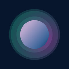 Fantasy cartoon planet.  isolated object. Space background.