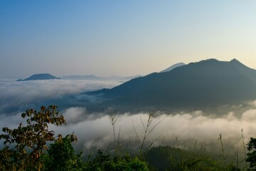 Fototapeta premium sunrise in the mountains