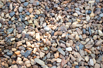 Small pebbles stone texture for background