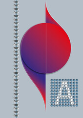 Obraz premium Layout heißkalt 2