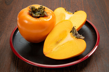 Naklejka na ściany i meble 日本国内産フルーツ、富士柿