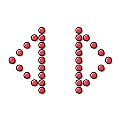 Set of Swipe up internet button, online web design arrow move icon, vector illustration