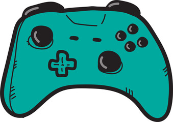 gamer work space concept, gaming gear