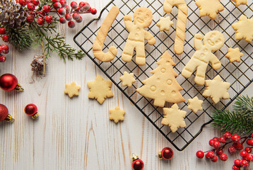 Tasty homemade Christmas cookies