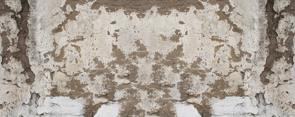 Stucco texture with paint residue