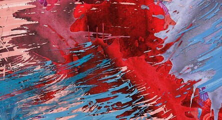 abstract grunge background graphic stylization on textured canvas of chaotic strokes of paint spots