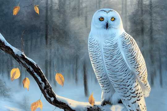 hibou harfang