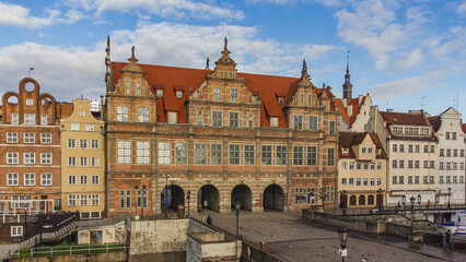 Fototapeta na wymiar Green Gate in Gdańsk.
