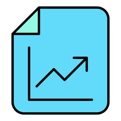 Statistics Filled Line Icon
