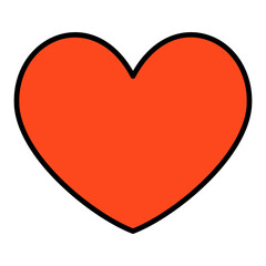 Heart Filled Line Icon