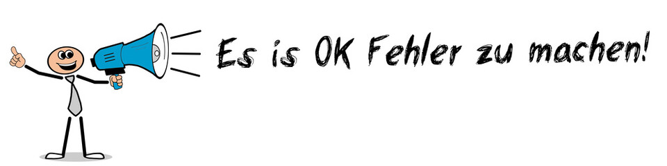Fototapeta premium Es ist in OK Fehler zu machen!