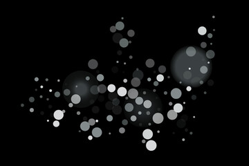 Silver glitter confetti, great design for any purpose. Party decor.